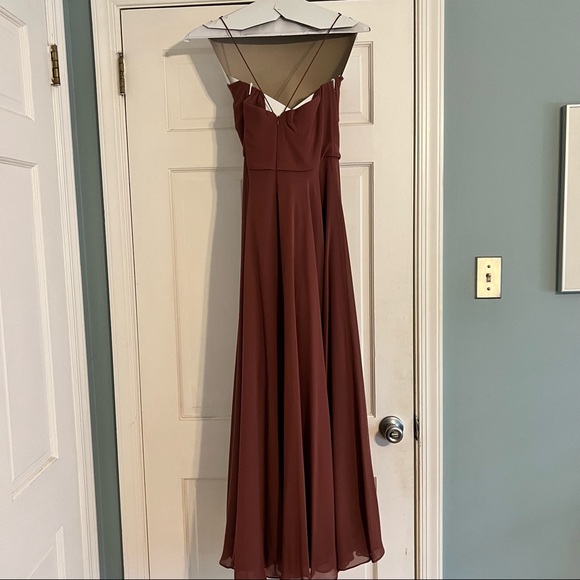 Jenny Yoo Cinnamon Rose bridesmaid dress gown - Picture 6 of 9